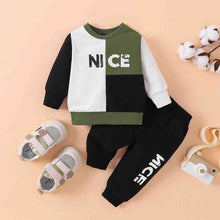 Load image into Gallery viewer, NICE Color Block Tee and Pants Set