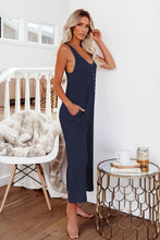 Load image into Gallery viewer, Pocketed Thermal Sleeveless Jumpsuit