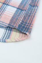 Load image into Gallery viewer, Double Take Plaid Dropped Shoulder Shacket