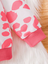 Load image into Gallery viewer, Girls Animal Print Graphic Hoodie and Joggers Set