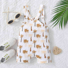 Load image into Gallery viewer, Kids Botanical Print Overalls