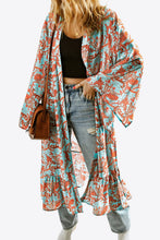 Load image into Gallery viewer, Printed Open Front Duster Cardigan