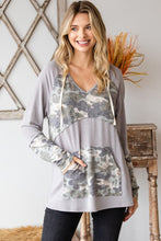 Load image into Gallery viewer, Hopely Long Sleeve Hoodie with Contrasted Detailing