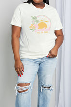 Load image into Gallery viewer, Simply Love Full Size SUNSHINE ALL THE TIME Graphic Cotton Tee
