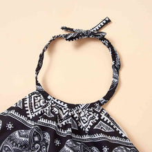 Load image into Gallery viewer, Printed Halter Neck Top and Pants Set