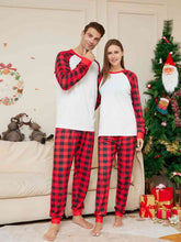 Load image into Gallery viewer, Full Size Raglan Sleeve Top and Plaid Pants Set