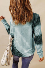Load image into Gallery viewer, Tie Dye Pumpkin Cobweb Graphic Long Sleeve Top
