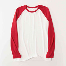 Load image into Gallery viewer, Raglan Sleeve Top and Plaid Pants Set