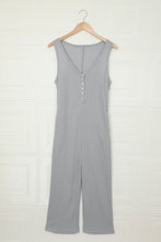 Load image into Gallery viewer, Pocketed Thermal Sleeveless Jumpsuit