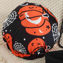 Load image into Gallery viewer, Halloween Theme Bow Front Round Neck Dress