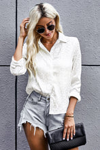 Load image into Gallery viewer, Turn-Down Collar Embossed Button Shirt