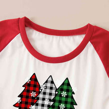 Load image into Gallery viewer, MERRY CHRISTMAS Graphic Top and Striped Pants Set