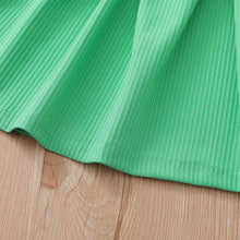 Load image into Gallery viewer, FEEL GOOD Graphic Flounce Sleeve Dress
