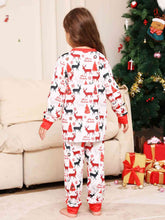 Load image into Gallery viewer, Reindeer Print Top and Pants Set