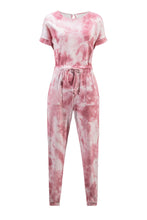 Load image into Gallery viewer, Tie-Dye Knit Jumpsuit with Pockets