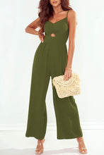 Load image into Gallery viewer, Smocked Spaghetti Strap Wide Leg Jumpsuit