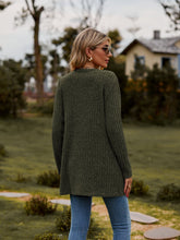 Load image into Gallery viewer, Ribbed Button-UP Cardigan with Pockets