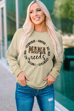 Load image into Gallery viewer, MAMA Needs ALL DAY EVERYDAY Letters Graphic Sweatshirt