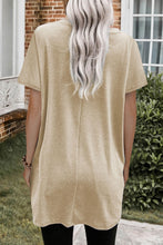 Load image into Gallery viewer, Side Pockets Short Sleeve Tunic Top