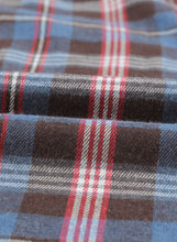 Load image into Gallery viewer, Plaid Slit High-Low Shirt with Pockets