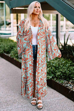 Load image into Gallery viewer, Printed Open Front Duster Cardigan