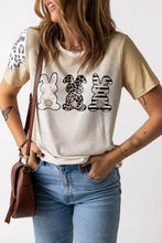 Load image into Gallery viewer, Easter Leopard Rabbit Graphic T-Shirt