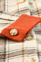 Load image into Gallery viewer, Double Take Plaid Contrast Corduroy Shacket