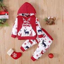 Load image into Gallery viewer, MERRY CHRISTMAS Hoodie and Pants Set