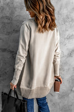Load image into Gallery viewer, Double Take Long Sleeve Ribbed Hem Open Front Longline Cardigan