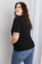 Load image into Gallery viewer, mineB Full Size WILD FREE Graphic Round Neck Tee