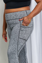 Load image into Gallery viewer, Rae Mode Full Size Heathered Wide Waistband Yoga Leggings