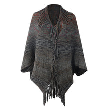 Load image into Gallery viewer, Ultra Soft Oversized Lapel Neck Batwing Sleeve Fringe Sweater Cardigan