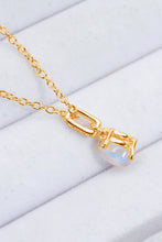 Load image into Gallery viewer, Moonstone Teardrop Pendant Necklace