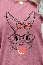 Load image into Gallery viewer, Easter Bunny Graphic Round Neck T-Shirt