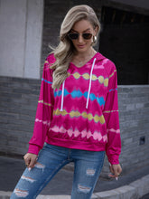 Load image into Gallery viewer, Tie Dye Raglan Sleeve Hoodie