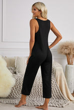 Load image into Gallery viewer, Pocketed Thermal Sleeveless Jumpsuit