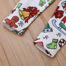 Load image into Gallery viewer, Kids Girl Graphic Dress and Printed Pants Set