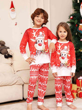Load image into Gallery viewer, Long Sleeve Top and Printed Pants Set