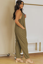 Load image into Gallery viewer, Spaghetti Strap Deep V Jumpsuit with Pockets