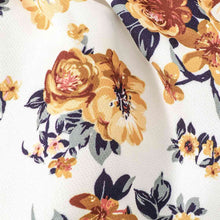 Load image into Gallery viewer, Floral Print Belted Ruffle Trim Short Dress