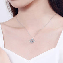 Load image into Gallery viewer, Wing Heart-Shaped Moissanite Pendant Necklace