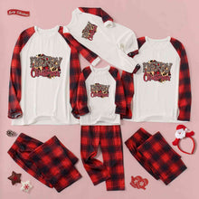 Load image into Gallery viewer, MERRY CHRISTMAS Graphic Top and Plaid Pants Set