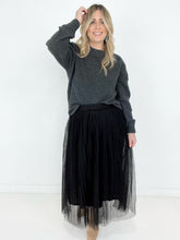 Load image into Gallery viewer, Zenana Mesh Pleated Maxi Skirt