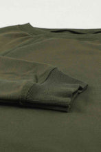 Load image into Gallery viewer, Girls Raglan Sleeve Ribbed Trim Sweatshirt