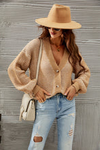 Load image into Gallery viewer, Single-breasted Knitted Cardigan