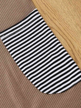 Load image into Gallery viewer, Kids Striped Contrast Waffle-Knit Sleeveless Jumpsuit