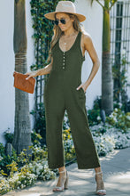 Load image into Gallery viewer, Pocketed Thermal Sleeveless Jumpsuit