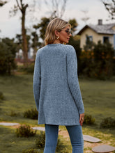 Load image into Gallery viewer, Ribbed Button-UP Cardigan with Pockets