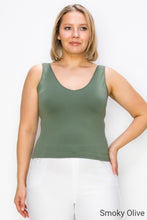 Load image into Gallery viewer, Yelete Short Version-Reversible V Neckline Seamless Tank
