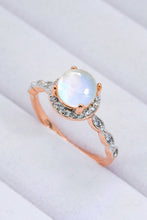 Load image into Gallery viewer, Round Moonstone Ring
